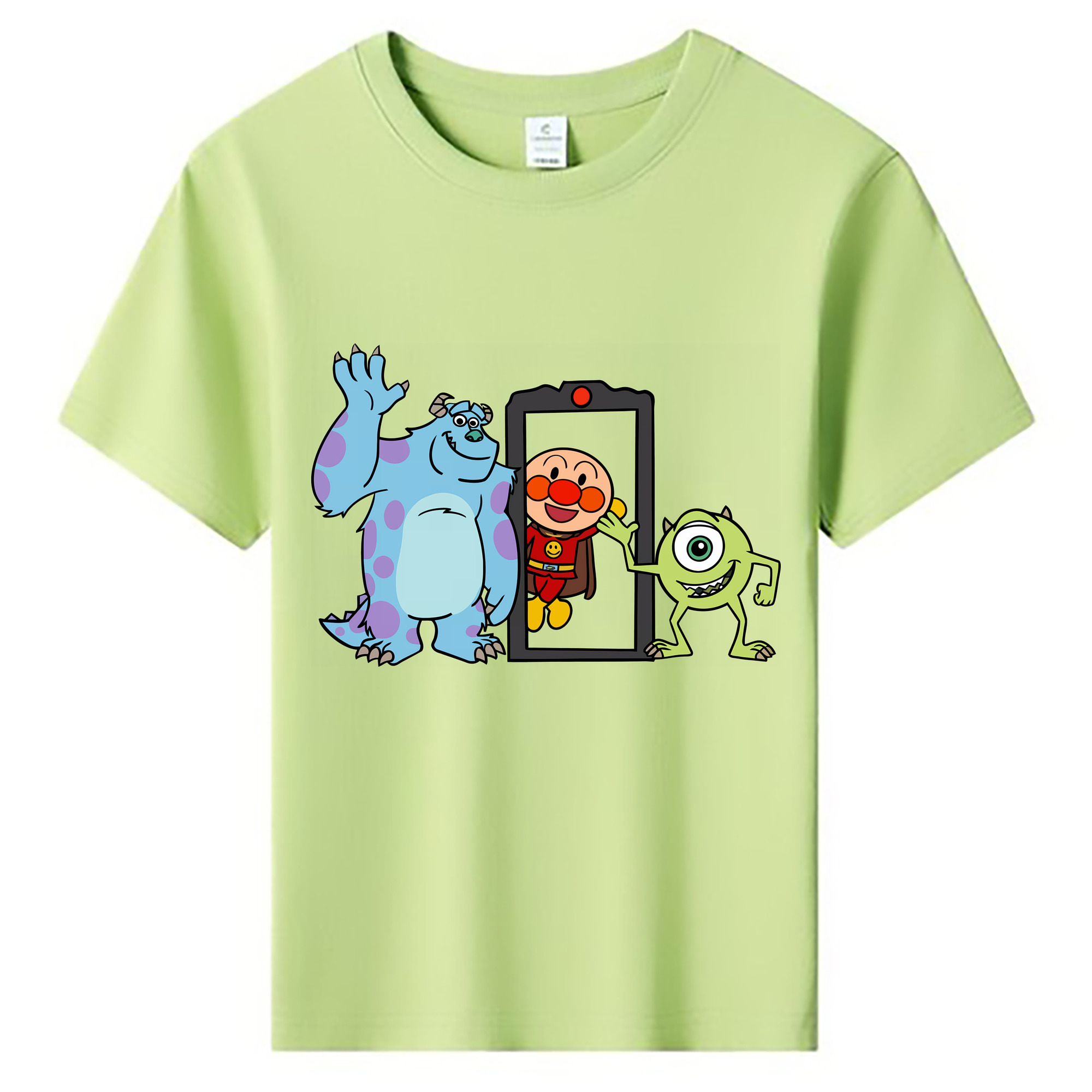 （画像用） アンパンマン Anpanman 綿100％キッズTシャツ（フロントプリント）